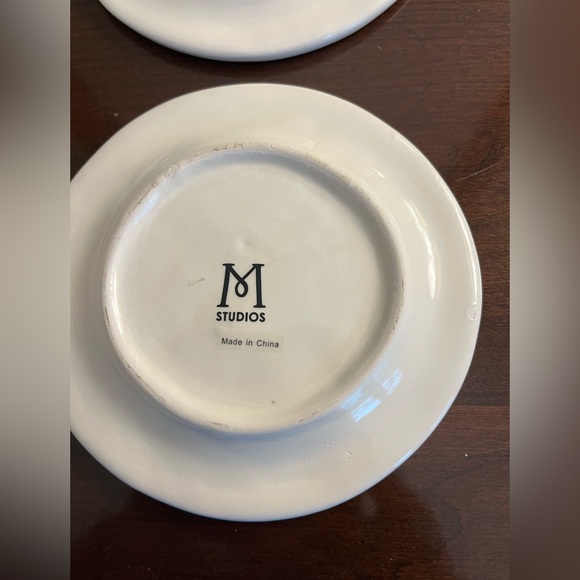 Rae Dunn M Studio ‘Nest.’ 6” Round Plates~Set of 4 - Picture 10 of 12